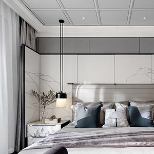 Modern Black Glass Pendant <b>Light</b> <b>Led</b> Round Anti Glare Chandelier For Bedroom Living Room Study - Product Image 3