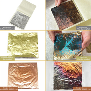 Fogli di Carta Metallizzata Imitazione Foglia d'Oro per Arte e Artigianato, Alta Qualità, Prezzo all'Ingrosso - Product Image 3