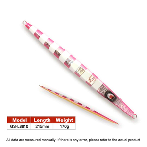 Leurre de pêche en métal universel Bionic Bait 215 mm/170 g, jigging pour truites arc-en-ciel, pêche en <span class=keywords><strong>lac</strong></span>, conçu pour les gros poissons, jigging lent et rapide - Product Image 2