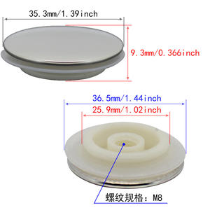 Ensemble d'accessoires durables pour évier de cuisine, interrupteur à ressort, panneau poussoir, mécanisme à ressort, bouchon d'évier - Matériel PP - Product Image 4