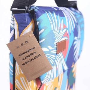 Silla <span class=keywords><strong>plegable</strong></span> de diseño personalizado para exteriores, silla de playa <span class=keywords><strong>con</strong></span> correa, mochila <span class=keywords><strong>con</strong></span> patrón de océano, Color, venta al por mayor - Product Image 4