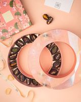 Boîte en papier ronde de luxe personnalisée et recyclable pour macarons, bonbons, biscuits, cadeaux, emballage en tube cylindrique, écologique