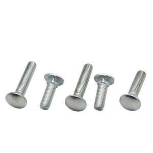 Tornillo de Carrocería con Cabeza Esférica y Rosca Métrica de Acero al Carbono Grado 8.8, Galvanizado en Zinc de Alta Resistencia, Fabricado en China - Product Image 1