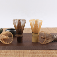 1 Pièce Bambou Japonais Matcha Fouet Chasen Traditionnel Handcurled Japandi Style Matcha Ustensile Thé Noir Accessoires pour Thé