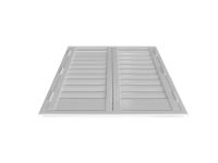 Volets intérieurs en PVC de haute qualité LIVING SPACE, volets modernes en plastique, volets de plantation, volets anti-ouragan, directement de l'usine