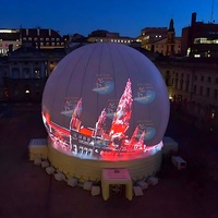 Tente de projection gonflable interactive pour l'éducation STEM |   360 °   Expérience VR HD, apprentissage immersif, utilisation scolaire et événementielle