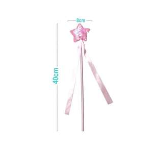 Baguette magique en plastique en forme d'étoile, accessoire de fête fantaisiste pour les fêtes d'anniversaire des enfants, utilisation en intérieur - Product Image 5
