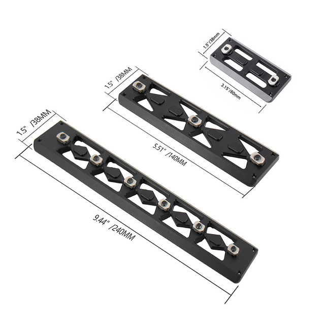 Universal Long Quick Release Plate Hunting PRS Tripod Mount DSLR Camera Arca Swiss Compatible