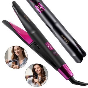 HT-136 Nuovo Ferro Arricciacapelli e <span class=keywords><strong>Piastra</strong></span> Lisciante 2 in 1, Strumento Professionale per lo Styling dei Capelli - Product Image 3