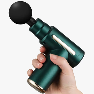 <span class=keywords><strong>Mini</strong></span> Pistola de Masaje Portátil con Control Remoto Inalámbrico, 4 Cabezales de Masaje, Batería de 1300 mAh, Venta Directa de Fábrica - Product Image 2