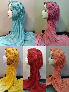 <span class=keywords><strong>Bonnet</strong></span> Hijab <span class=keywords><strong>Turban</strong></span> Élégant à Motif Floral pour <span class=keywords><strong>Femme</strong></span>, en Polyester Durable et Respirant, Qualité Supérieure, Toutes Saisons - Product Image 2