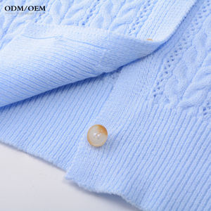 เสื้อสเวตเตอร์ผู้หญิงแบบถักลายแจ็คการ์ด  รับผลิตแบบ OEM & ODM พร้อมปักโลโก้  เสื้อถักไหมพรมสำหรับผู้หญิงและเด็กผู้หญิง  เสื้อคลุมไหมพรมสำหรับฤดูหนาว - Product Image 5