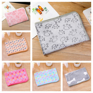 Großhandel Luxus Coral Fleece Flanell Hunde decke Warme weiche Plüsch Katze Haustier Decke Matte - Product Image 5