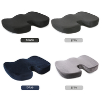 Coussin de siège orthopédique en mousse à mémoire de forme en forme de U, tissé, rafraîchissant, pour sièges de voiture, fauteuils roulants, utilisation en extérieur - Amovible, lavable, logo personnalisé