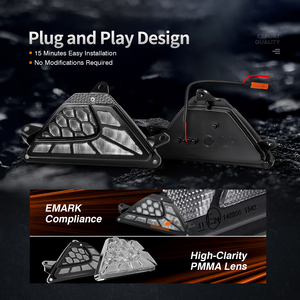 Kit de clignotants avant à LED pour <span class=keywords><strong>Kawasaki</strong></span> Ninja EX 250 <span class=keywords><strong>300</strong></span> 400 650 1000 1000SX ZX-6R <span class=keywords><strong>ER</strong></span>-6F Z1000SX 2013-2023, accessoires de moto - Product Image 5