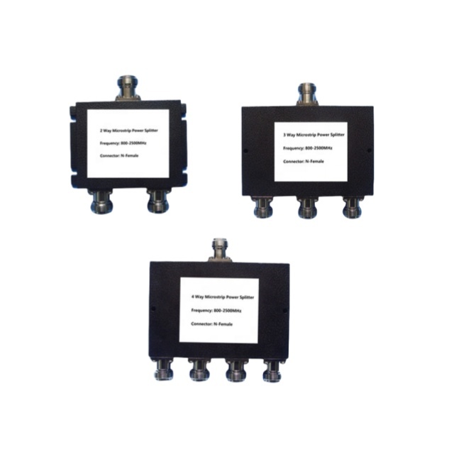 IP65 Low PIM -153dBc 700-2700mhz RF Coaxial Connector Splitter 3-Way power Splitter Combiner