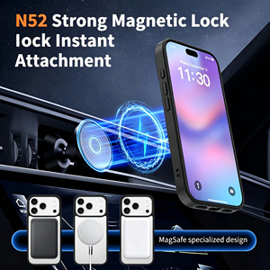 Прозрачный чехол N52 с сильным магнитным креплением для <span class=keywords><strong>iPhone</strong></span> 11-17 Pro Max, акриловая крышка с защитой от пожелтения, в комплекте БЕСПЛАТНАЯ розничная упаковка - Product Image 2