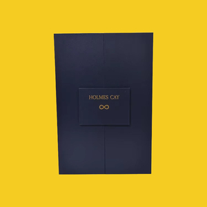 Boîte d'emballage rigide en carton magnétique <span class=keywords><strong>STPP</strong></span> pour whisky et champagne, avec double porte et tiroir pour la présentation de bouteilles d'alcool - Product Image 4