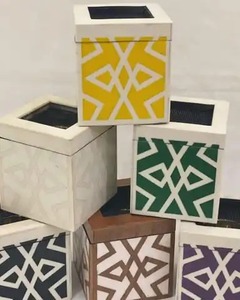 Quemador de incienso doméstico portátil de calidad de lujo islámico Ramadán Bakhoor y quemador de Oud con Material MOP de perla madre - Product Image 1