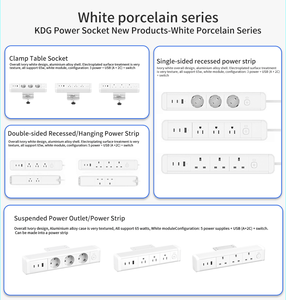 Regleta de Enchufes USB con Soporte OEM, 125V, Grado Industrial, PD18W/65W, Tipo-C, Estación de Carga Empotrada para Oficina, Sofá, Mueble - Product Image 3