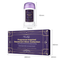 Coffret Cadeau Parfum et Soin Corporel Fraîcheur Longue Durée Anti-Transpirant et Déodorant 50g Lot de 4 Bâtons Déodorants