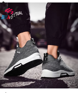 Chaussures de sport unisexes à semelle épaisse ZX717 2025 pour la course en extérieur et la salle de sport, doublure en maille respirante, fabriquées au Fujian - Product Image 6