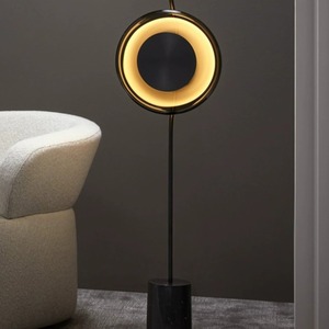 Lampe sur pied design nordique postmoderne avec lustre mural minimaliste créatif de luxe pour salon et chambre à coucher, corps en fer - Product Image 6