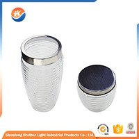 Pot de conservation en verre de 3 tailles, fabriqué à la machine, pour céréales, café, thé, sucre, pots de conservation en verre transparent ronds avec couvercle en métal pour aliments