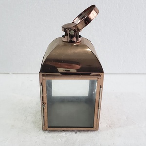 <span class=keywords><strong>Navidad</strong></span>, adornos de <span class=keywords><strong>Navidad</strong></span>, de acero inoxidable de oro rosa faroles Mesa centros de mesa linterna - Product Image 2