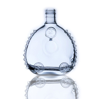 Bouteille en verre de grande taille de 5 litres faite à la main pour la vodka, prix
