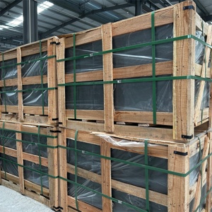 Tuile <span class=keywords><strong>en</strong></span> ardoise naturelle noire de taille personnalisée pour la décoration de jardin, sol - Product Image 6