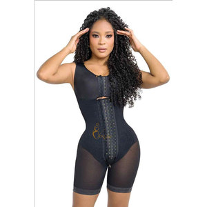 <span class=keywords><strong>Faja</strong></span> de control total con sujetador, clásica hasta la mitad del muslo, con 4 niveles de ajuste, para uso posquirúrgico, <span class=keywords><strong>faja</strong></span> adelgazante para abdomen, para mujer - Product Image 4