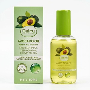 <span class=keywords><strong>Huile</strong></span> corporelle éclaircissante à l'avocat en gros pour OEM, 150 ml, avec rétinol et vitamine E pour la réparation des peaux sèches - Product Image 1