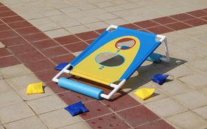 Jeu de lancer de sacs de sable portable, jeu de cible flottante amphibie, ensemble de jeu de Cornhole - Product Image 6