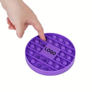 Custom Logo Screen Printed Pop <b>Bubble</b> Fidget Toy Ice-Cream Stick Silicone Push Stress Hand Shape Sensory Toys for <b>Kids</b> - Product Image 3