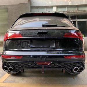 Accessori Auto in Materiale PP, Paraurti per <span class=keywords><strong>Audi</strong></span> <span class=keywords><strong>Q5</strong></span> 2017-<span class=keywords><strong>2020</strong></span>, Conversione al Modello RSQ5 con Paraurti, Griglie e Diffusore - Product Image 6