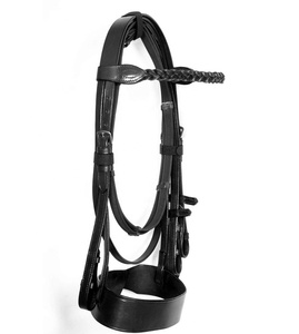 Brida de cuero de caballo para deportes al aire libre, diseño ecuestre de alta calidad, a la moda, con diseño personalizado - Product Image 1