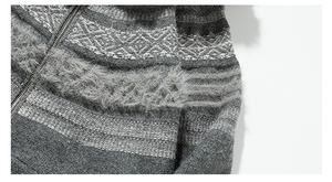 Cárdigan Unisex Grueso y Transpirable con Diseño Fair Isle, Bloques de Color, Estilo Vintage para Parejas, Holgado, Abierto por Delante, Tejido Acogedor para Invierno, Ropa Urbana - Product Image 5