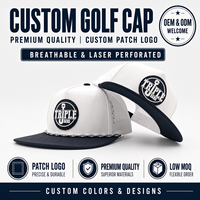 Gorra de golf táctica para exteriores de 5 paneles con logotipo de silicona personalizado, estilo vintage con cuerda, MOQ bajo, OEM, cordón de color en contraste, común para actividades.