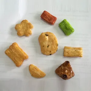 Halal Certificaat Gecoate Pinda 'S Gemengd Gezouten Pikante Rijst Crackers Kleurrijke Snacks