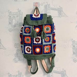 Bolso de Ganchillo Vintage EFANBEANIE Tejido a Mano de Spandex/Poliéster con Diseño de Cereza, Abuela, Cuadros y Girasol, Accesorios de Moda Bonitos - Product Image 3
