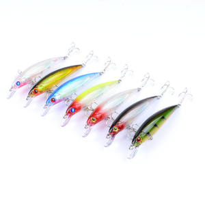 DORISEA Leurre de pêche méné de qualité 3D Eyes Appât dur en plastique pour dorade pour rivière lac ruisseau Jig Wobblers Crankbait - Product Image 3