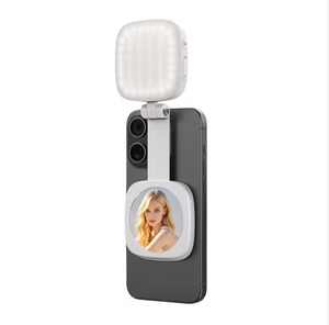 Xách tay từ điện thoại di động đầy ánh sáng gương cho selfies, trang điểm, <span class=keywords><strong>video</strong></span> nhiếp ảnh, và điều chỉnh độ sáng chiếu sáng - Product Image 1