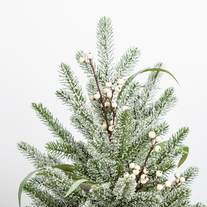 Co-Arts Indoor Plush Snow Flock Table Top Christmas <b>Tree</b> - Product Image 5