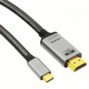 Cable Activo para Laptop Tipo-C <span class=keywords><strong>MALET</strong></span> a HDTV de 8K 60Hz con Carcasa de Aluminio Blindada y Conductor de Cobre Desnudo (21V) - Product Image 5
