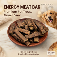 Bâtonnets Énergétiques Nutritifs Riches en Protéines pour Chiens Saveur Bœuf Poulet – Friandises à Mâcher pour Nettoyer les Dents