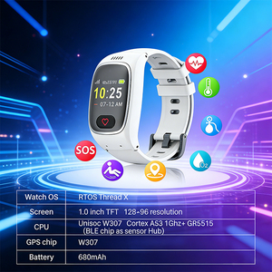 Reloj Inteligente con Llamada SOS de Múltiples Posiciones para Alzheimer, Detección de Caídas, Comandos por SMS, Rastreador GPS para Personas Mayores que Viven Solas - Product Image 6