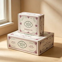 Échantillon de conception gratuit en 72h, boîte-cadeau en papier de luxe personnalisée à motif écossais, emballage recyclable classique pour cadeaux de vêtements de luxe