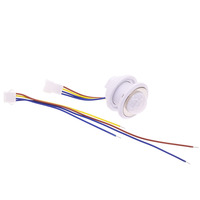 Mini détecteur de mouvement infrarouge PIR à LED, interrupteur intelligent, 110V 220V AC/DC12V, capteurs de position et de mouvement