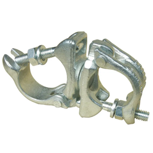 Accessoires de pontage en acier galvanisé : Raccord double pivotant forgé, Raccord à pince fixe, Fixation de tuyaux - Product Image 4